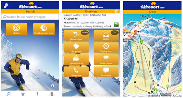 Mejores apps para esquiar